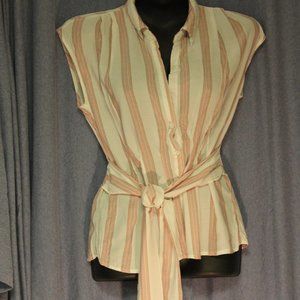 Max Studio cap sleeve blouse